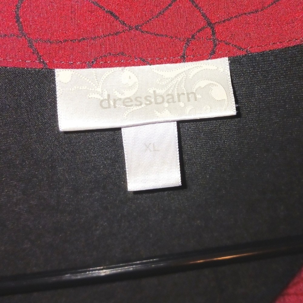 Dress Barn Dressy 2 Piece Look Blouse - Picture 6 of 11
